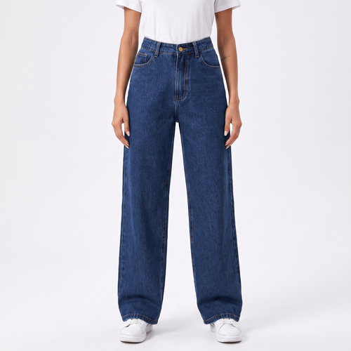 High Waisted Wide Leg Jeans